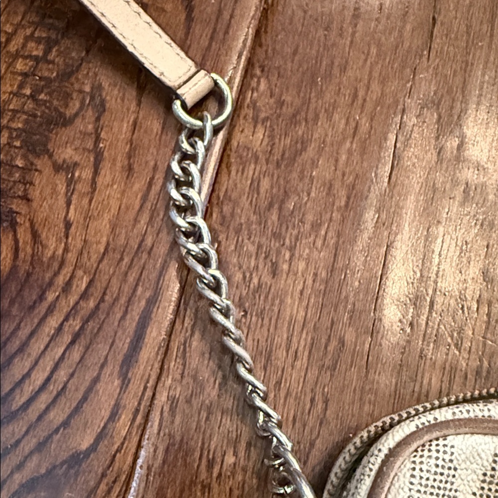 Michael Kors Tan Logo Crossbody Bag - Picture 4 of 11